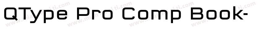 QType Pro Comp Book字体转换